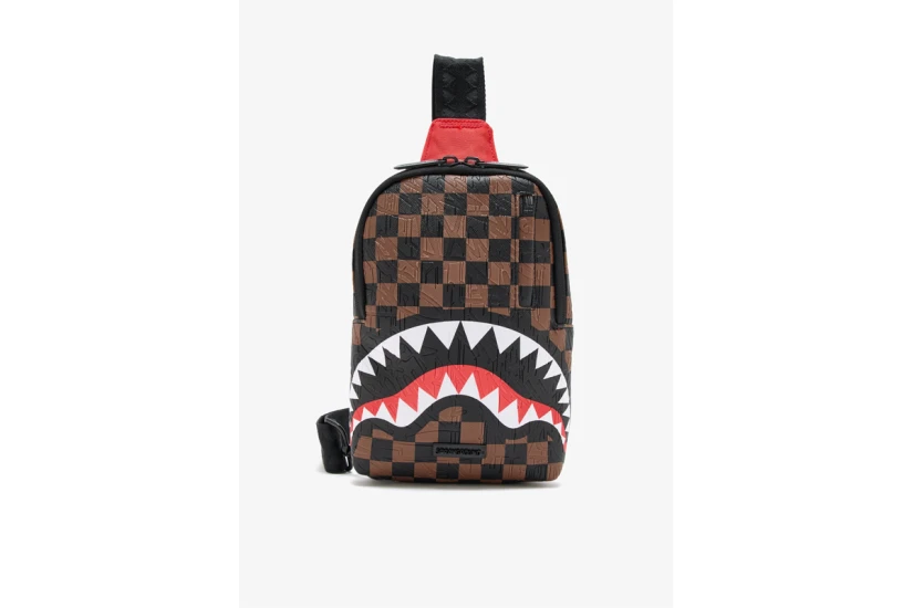 Sprayground Big City Emboss One-Strap Τσαντάκι Χιαστί - Ώμου