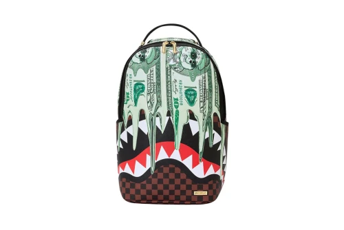 Sprayground Money Dripping Dollars Dlxsv Backpack (910B8367NSZ)
