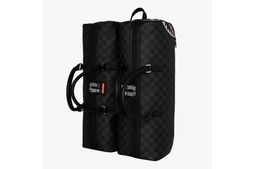 Sprayground Double Trouble - The 2 Duffle Backpack Μαύρο, Ανθρακί, Κόκκινο, Λευκό