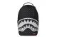 Sprayground Black And White Drip Check Shark Dlxsv Backpack (910B8553NSZ)