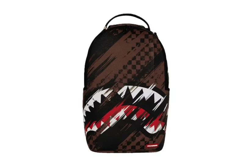 Sprayground Smeared Grunge Dlxsv Backpack Καφέ, Κόκκινο, Λευκό, Μαύρο