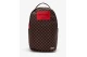 Sprayground Red Redemption Dlxsv Backpack Μαύρο, Καφέ, Κόκκινο