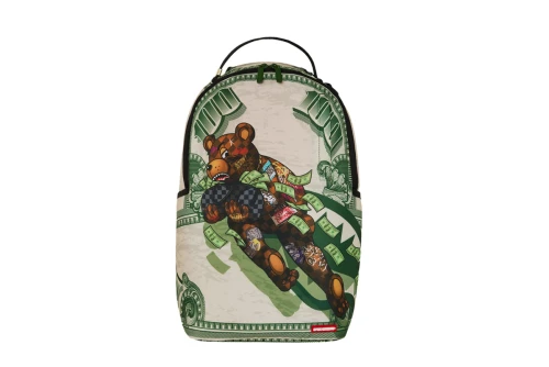 Sprayground Money Fly Bear Dlxsr Backpack (910B8579NSZ)