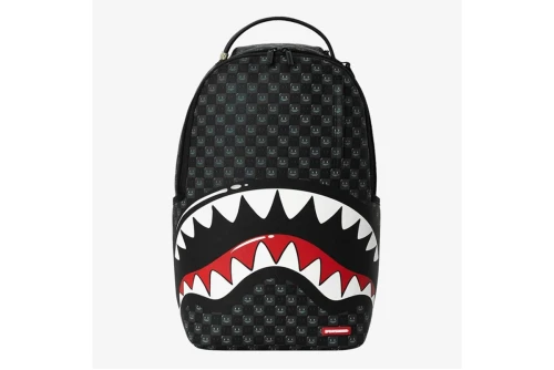 Sprayground Sharks In Paris Wtf Bubbly Black Check Backpack (910B8633NSZ)