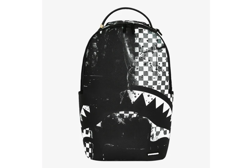 Sprayground Painted Over Check Dlxsv Backpack (910B8677NSZ)