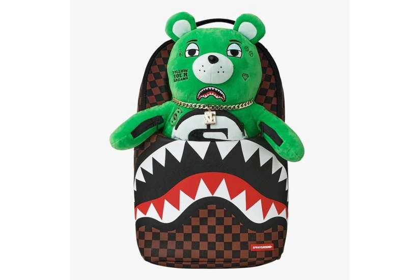 Sprayground Bear Pouch 2N1 Dlxsv Backpack (910B8856NSZ)