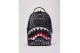 Sprayground Kahuku Niho Mano Dlxsr Backpack Μαύρο, Γκρι, Λευκό, Κόκκινο
