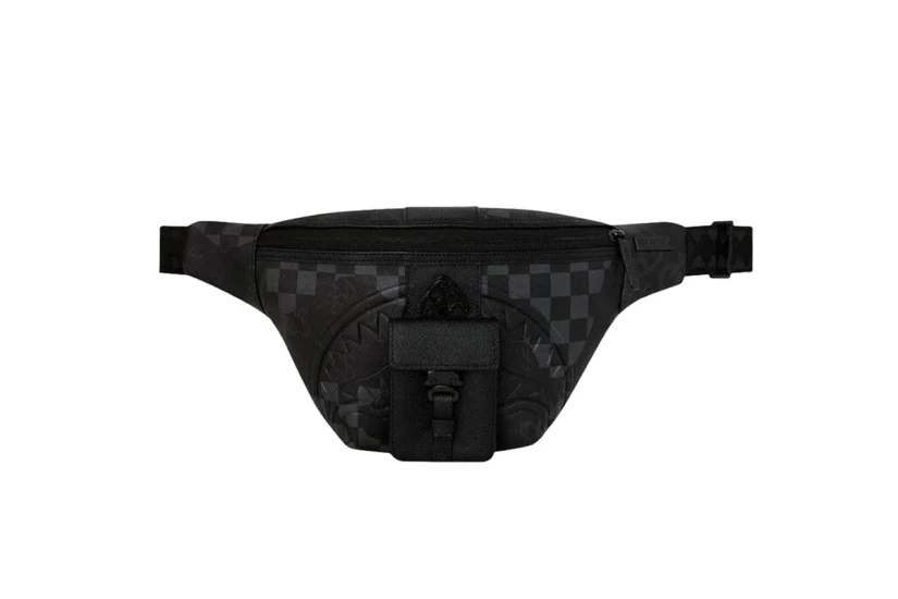Sprayground 3am Mix Up V2 Savvy Τσαντάκι Μέσης-Χιαστί Μαύρο