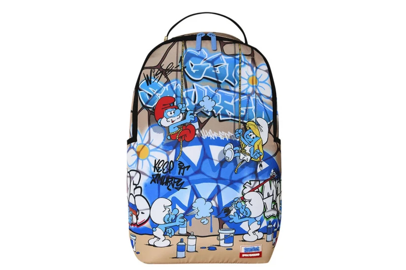 Sprayground Smurfs Big Mural Dlxsv Backpack Πολύχρωμο