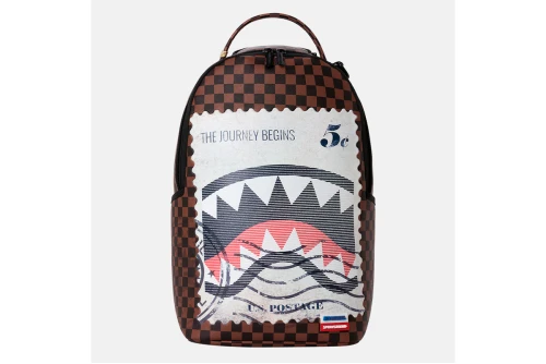 Sprayground Usps Shark Stamp Dlxsv Backpack (910B9296NSZ)