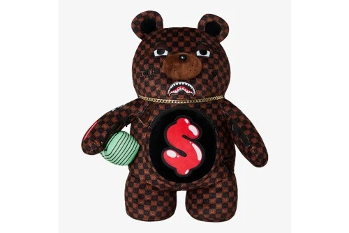 Sprayground Sharks In Paris Wtf Bubble Check Moneybear Backpack (910B9308NSZ)