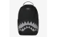 Sprayground Shark Central Nylon Embossed DLXS Backpack Μαύρο, Γκρι