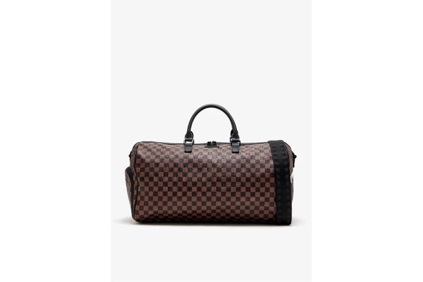 Sprayground Big City Emboss Large Τσάντα Ώμου - Χειρός Καφέ, Μαύρη