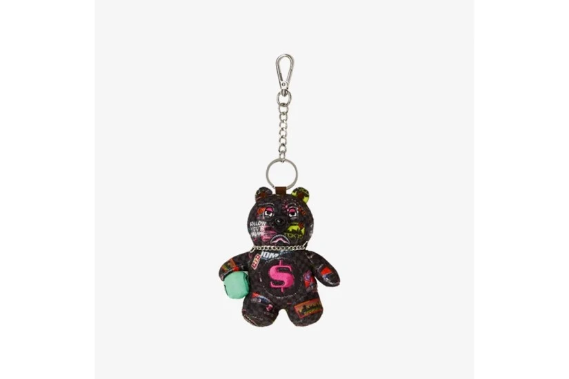 Sprayground Global Mogul Cyber Punk Bear Μπρελόκ Μόδας (910K9595NSZ)