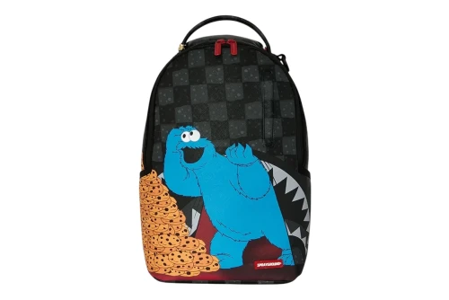 Sprayground Sesame Street Cookie Monster Curtain Mini Backpack (910M9570NSZ)