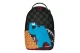 Sprayground Sesame Street Cookie Monster Curtain Mini Backpack Μαύρο, Γκρι Σκούρο, Μπλε, Πορτοκαλί