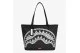 Sprayground Black And White Drip Check Shark Τσάντα Tote (910T9346NSZ)