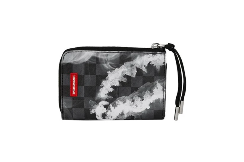 Sprayground Sip N Smoke Πορτοφόλι Ανθρακί, Μαύρο, Λευκό, Γκρι
