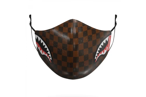 Sprayground Sharks In Paris Vegan Leather Face Mask (910Z341NSZ)