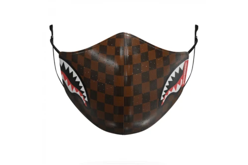 Sprayground Sharks In Paris Vegan Leather Face Mask (910Z341NSZ)