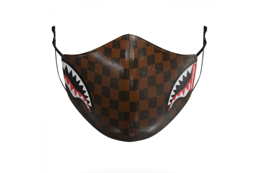 Sprayground SHARKS IN PARIS VEGAN LEATHER Unisex Υφασμάτινη Μάσκα