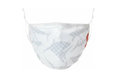 Sprayground White Shark Camo Check Face Mask (910Z361NSZ)