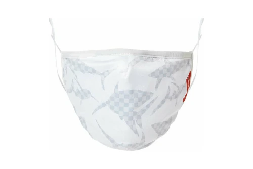 Sprayground White Shark Camo Check Face Mask (910Z361NSZ)