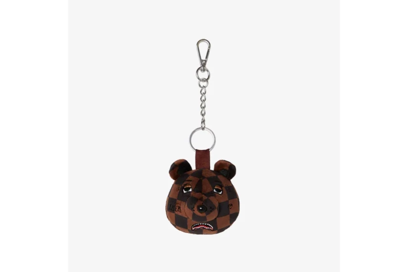 Sprayground Checker Bear Head Μπρελόκ Μόδας (910Z714NSZ)