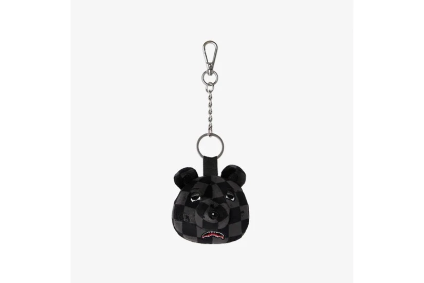 Sprayground Checker Bear Head Μπρελόκ Μόδας (910Z715NSZ)