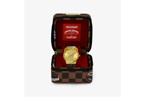 Sprayground Gold Global Mogul Ρολόι (910Z760NSZ)