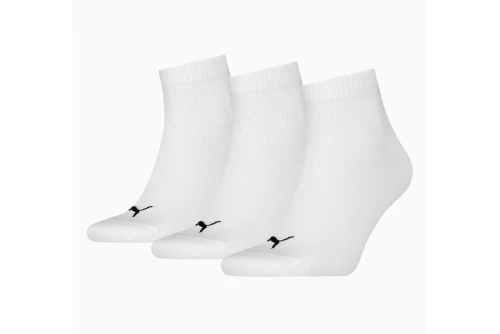 Puma Quarter Plain Κάλτσες Κοντές 3 Ζευγάρια (938589 09)