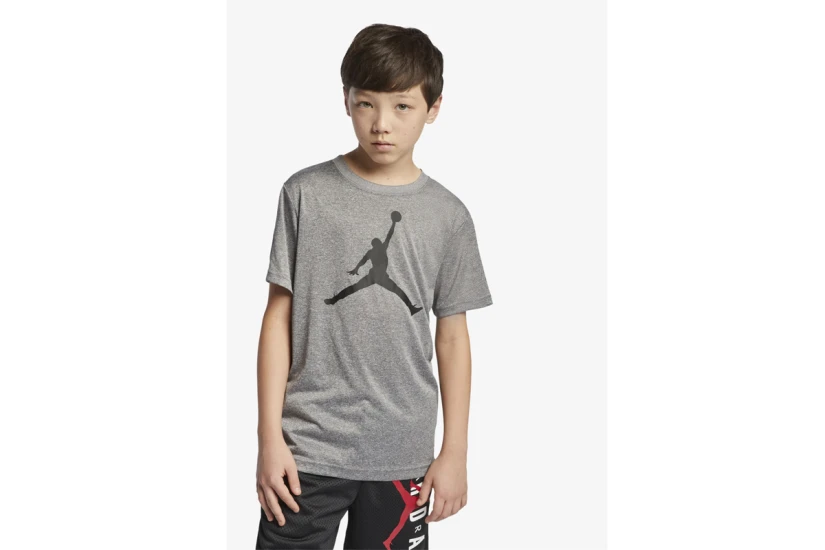 Jordan Jumpman Παιδικό Κοντομάνικο T-Shirt Γκρι