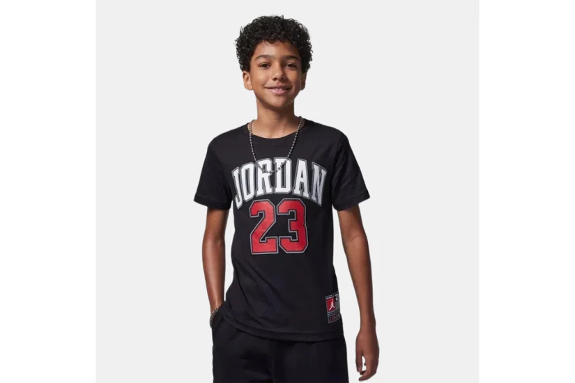 Jordan Practice Flight Παιδικό Κοντομάνικο T-Shirt Μαύρο