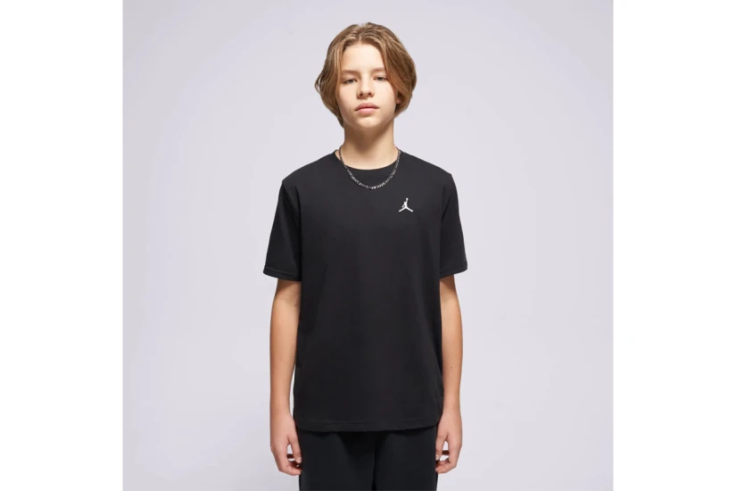 Jordan Jumpman Air Embroidered Παιδικό Κοντομάνικο T-Shirt Μαύρο