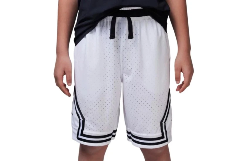 Jordan Sport Dri-Fit Diamond Παιδική Μπασκετική Βερμούδα Λευκή, Μαύρη