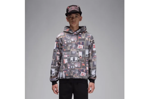 Jordan Brooklyn Fleece Printed Hoodie (95F089 023)