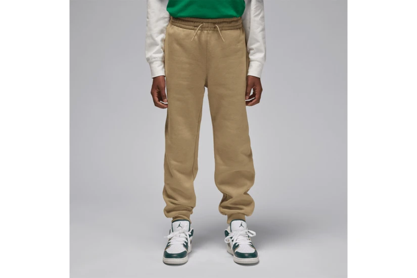 Jordan Brooklyn Fleece Παιδικό Παντελόνι Φόρμας Μπεζ