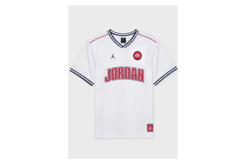 Jordan Sport Jersey Παιδικό Κοντομάνικο T-Shirt Λευκό