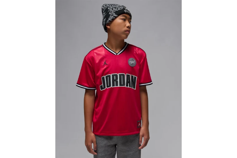 Jordan Sport Jersey Παιδικό Κοντομάνικο T-Shirt Κόκκινο