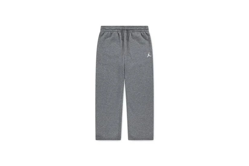 Jordan Brooklyn Essentials Open Fleece Παιδικό Παντελόνι Φόρμας Γκρι