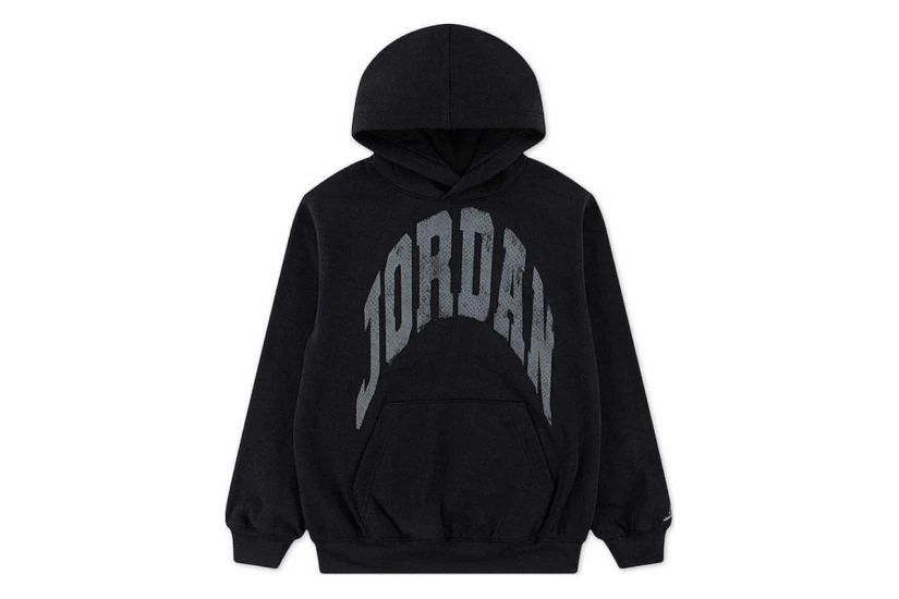 Jordan Mvp Fleece Παιδικό Φούτερ με Κουκούλα Μαύρο