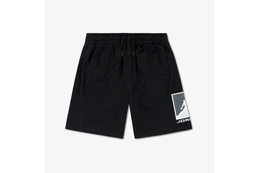 Jordan Brooklyn Baseline Mesh Παιδική Αθλητική Βερμούδα Μαύρη