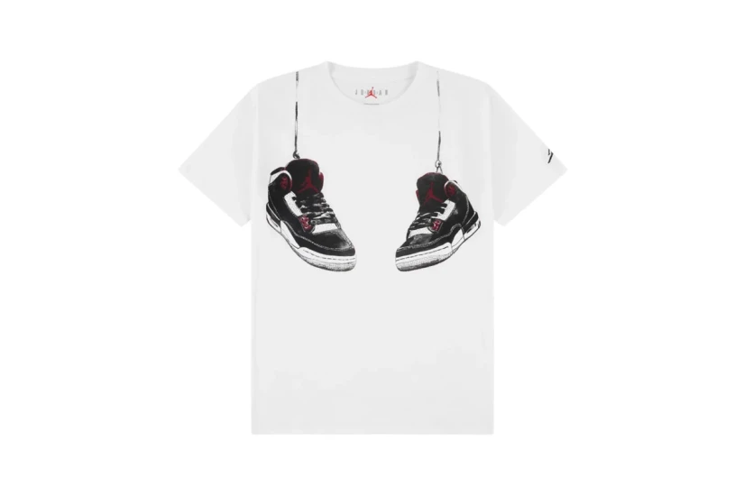 Jordan Hanging Aj3 Παιδικό Κοντομάνικο T-Shirt Λευκό