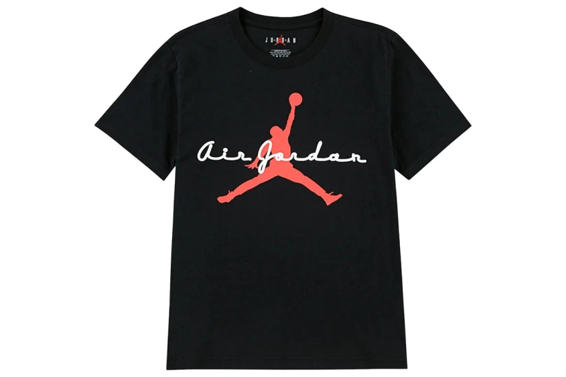 Jordan Flight Essentials Script Παιδικό Κοντομάνικο T-Shirt Μαύρο