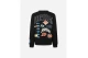 Jordan Dynasty Fleece Παιδική Μακρυμάνικη Μπλούζα με Λαιμόκοψη Μαύρη