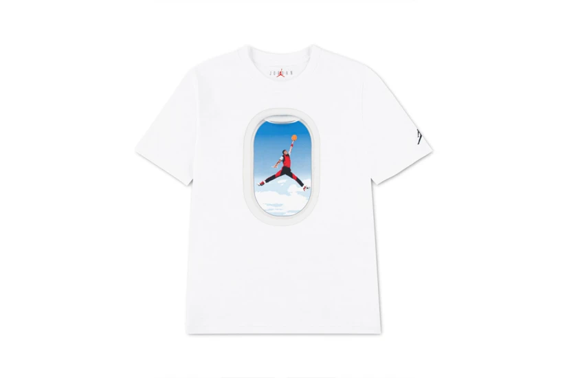 Jordan Window To The Sky Παιδικό Κοντομάνικο T-Shirt Λευκό, Διάφορα Χρώματα