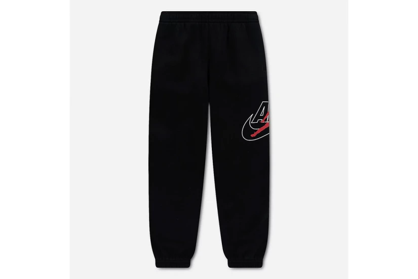 Jordan MJ Jumpman Air Παιδικό Παντελόνι Φόρμας Μαύρο, Λευκό, Κόκκινο