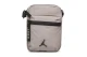 Jordan Airborne Unisex Τσαντάκι Χιαστί - Ώμου Γκρι, Μαύρο