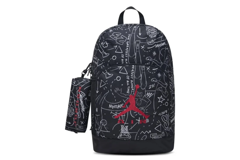 Jordan Air Raid Backpack Μαύρο, Λευκό, Κόκκινο 17L