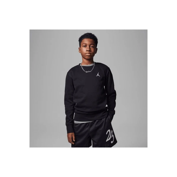 Jordan Brooklyn Fleece Essentials Μπλούζα Με Λαιμόκοψη (9BD235 023)